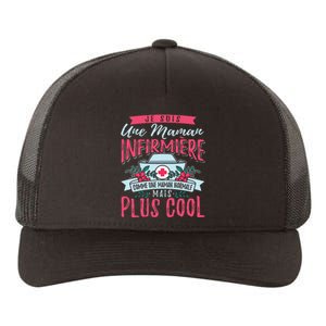 Comme Une Maman Normale Plus Cool Gift Mother's Day Yupoong Adult 5-Panel Trucker Hat