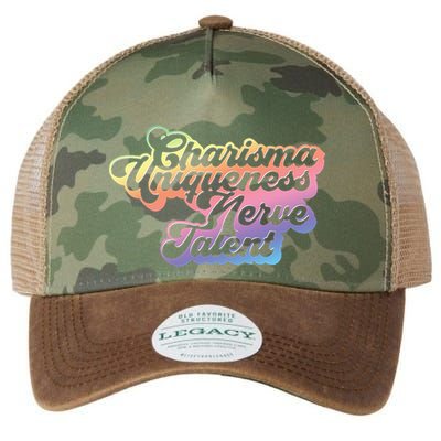 Charisma Uniqueness Nerve Talent Drag Race Queen Legacy Tie Dye Trucker Hat