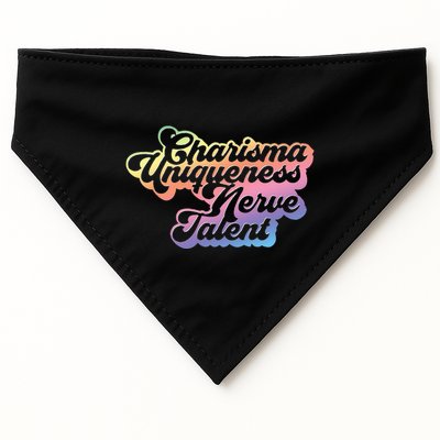 Charisma Uniqueness Nerve Talent Drag Race Queen USA-Made Doggie Bandana