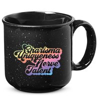 Charisma Uniqueness Nerve Talent Drag Race Queen 15oz Campfire Ceramic Mug
