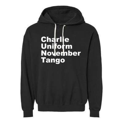 Charlie Uniform November Tango Garment-Dyed Fleece Hoodie