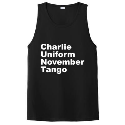 Charlie Uniform November Tango PosiCharge Competitor Tank