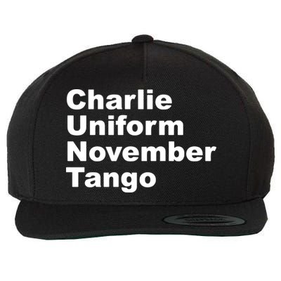 Charlie Uniform November Tango Wool Snapback Cap