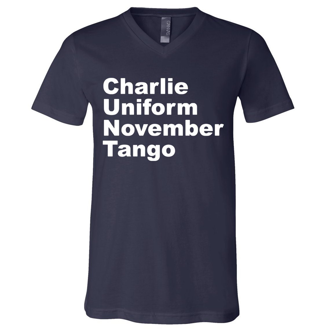 Charlie Uniform November Tango V-Neck T-Shirt