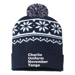 Charlie Uniform November Tango USA-Made Snowflake Beanie