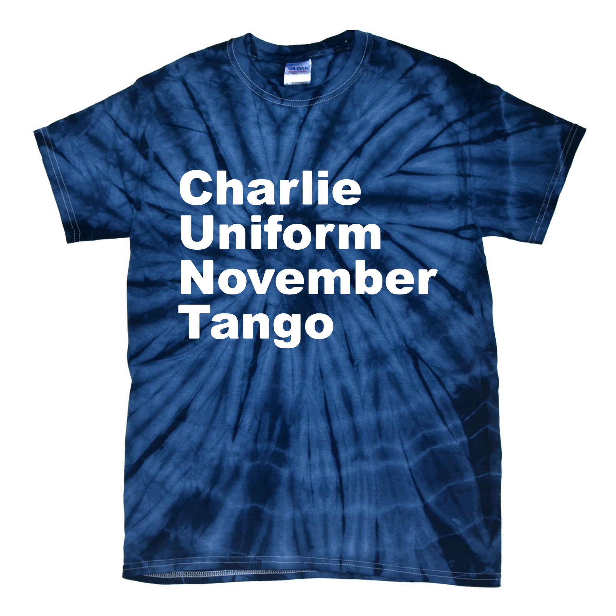 Charlie Uniform November Tango Tie-Dye T-Shirt