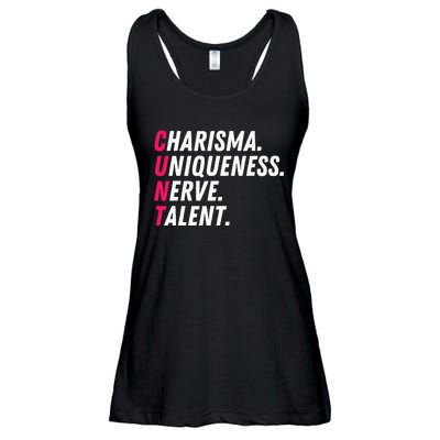 Charisma Uniqueness Nerve Talent Drag Race Queen Quote Ladies Essential Flowy Tank