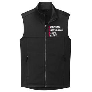 Charisma Uniqueness Nerve Talent Drag Race Queen Quote Collective Smooth Fleece Vest