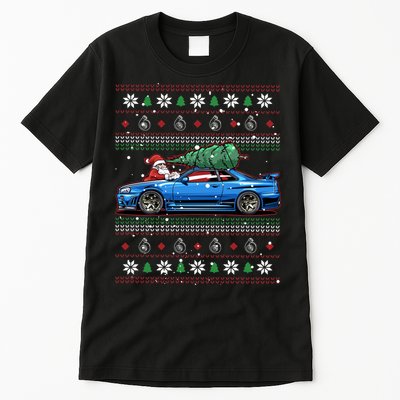 Christmas Ugly Nissan Skyline R34! Best Car Guy Gift! Classic Tall T-Shirt
