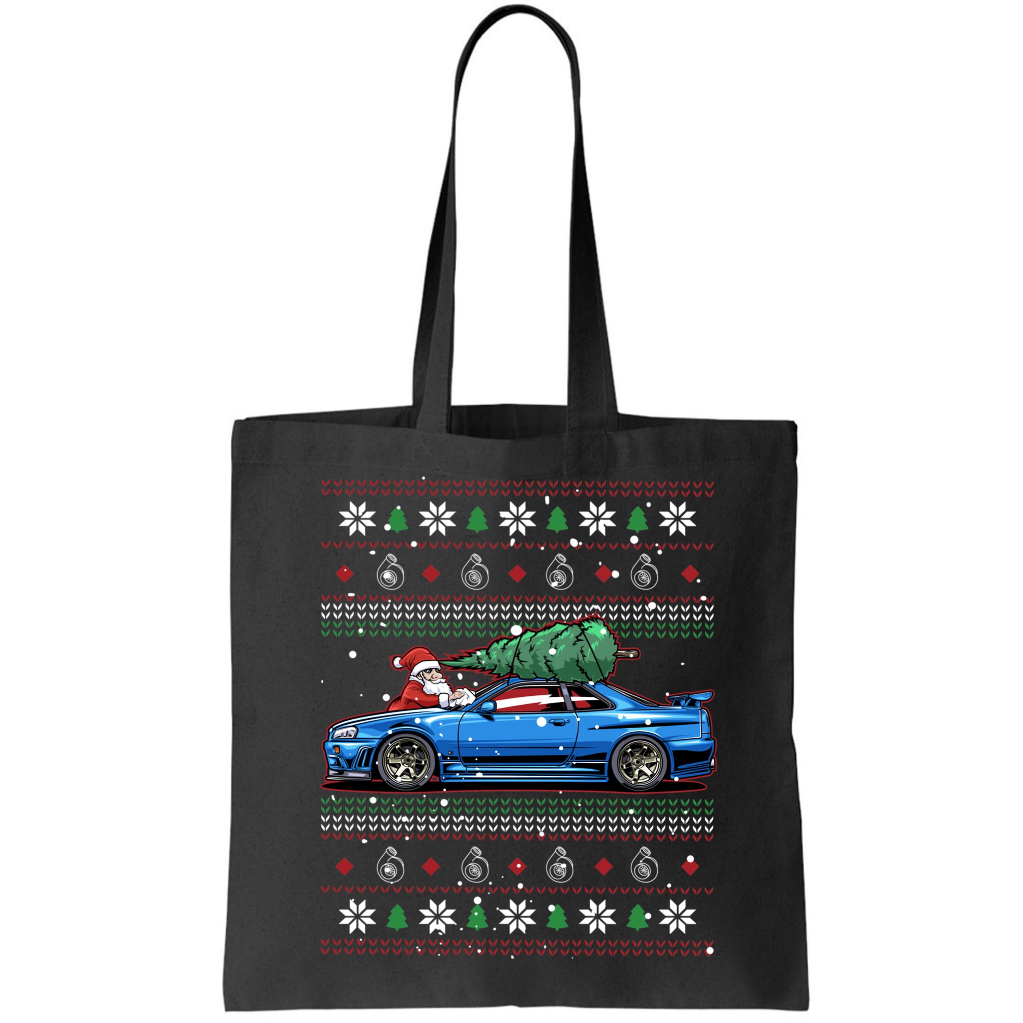 Christmas Ugly Nissan Skyline R34! Best Car Guy Gift! Classic Bag