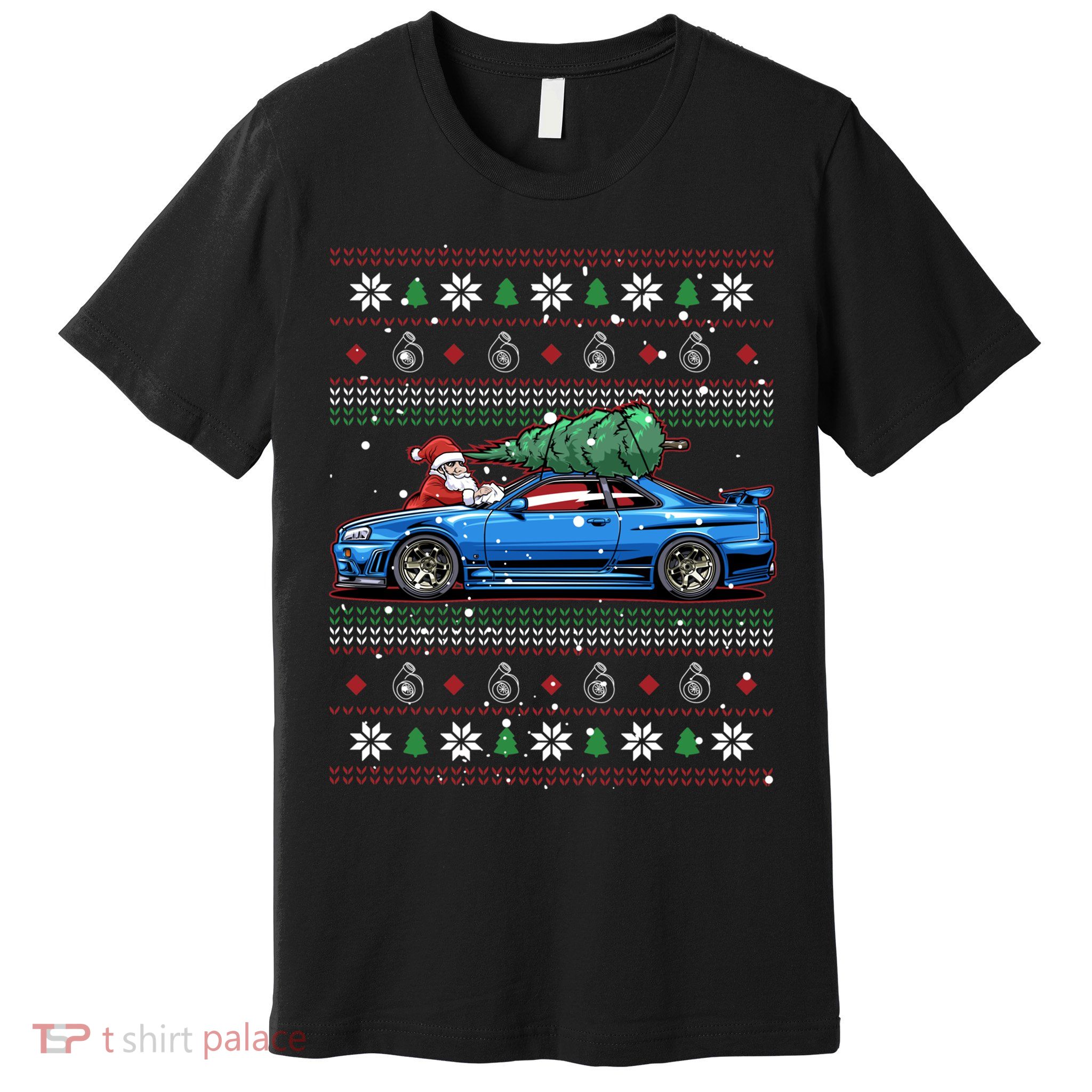 Christmas Ugly Nissan Skyline R34! Best Car Guy Gift! Classic Premium T-Shirt