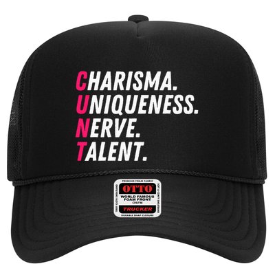 Charisma Uniqueness Nerve Talent Drag Race Queen Quote Trucker Hat