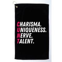 Charisma Uniqueness Nerve Talent Drag Race Queen Quote Golf Towel