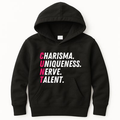 Charisma Uniqueness Nerve Talent Drag Race Queen Quote Kids Hoodie