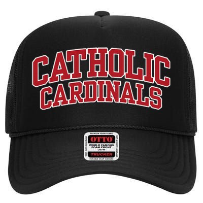 Catholic U.Niversity Of America C.Ardinals High Crown Mesh Back Trucker Hat