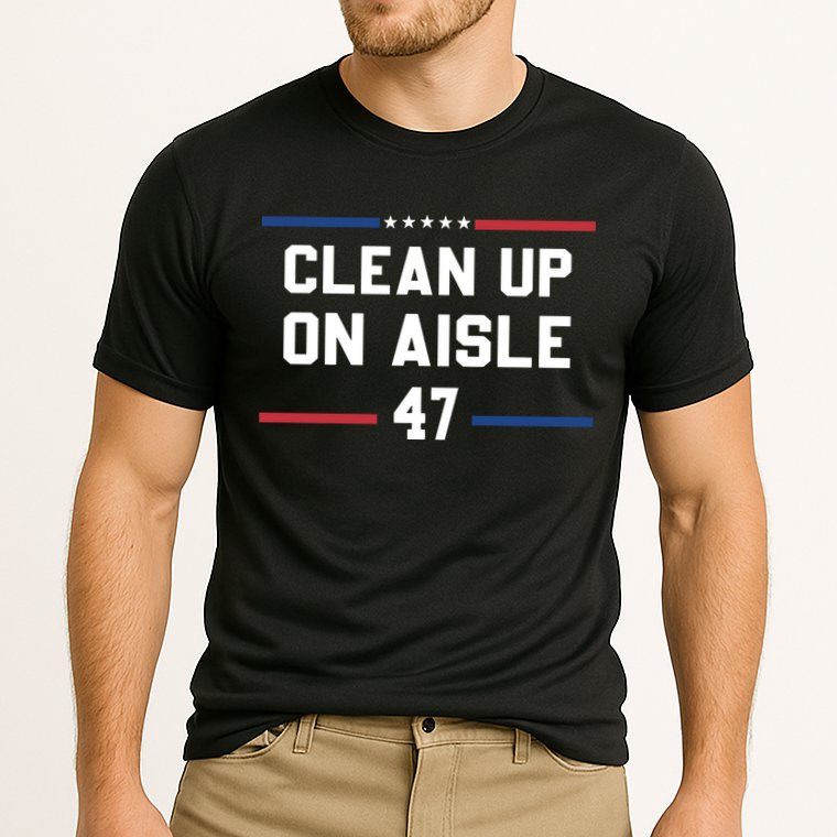 Clean Up On Aisle 47 Impeach 47 Anti Trump Cooling Performance Crew T-Shirt