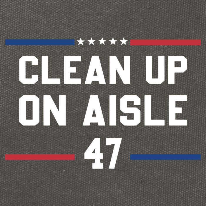 Clean Up On Aisle 47 Impeach 47 Anti Trump Cotton Canvas Backpack