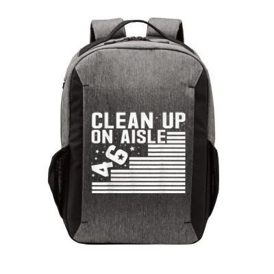 Clean Up On Aisle 46 Impeach Biden Sarcastic AntiBiden 8646 Vector Backpack