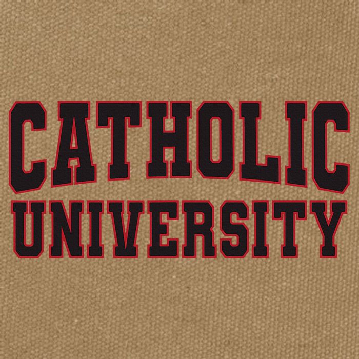 Catholic U.N.I.V.E.R.S.I.T.Y Of America Cotton Canvas Backpack