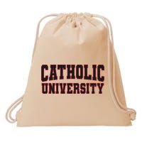 Catholic U.N.I.V.E.R.S.I.T.Y Of America Drawstring Bag