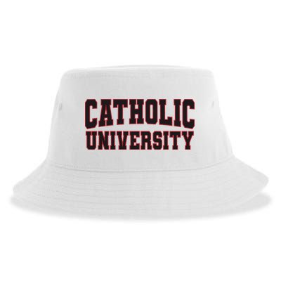 Catholic U.N.I.V.E.R.S.I.T.Y Of America Sustainable Bucket Hat