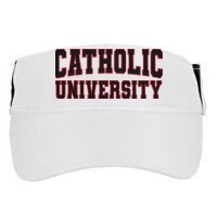 Catholic U.N.I.V.E.R.S.I.T.Y Of America Adult Drive Performance Visor