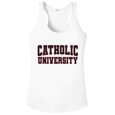 Catholic U.N.I.V.E.R.S.I.T.Y Of America Ladies PosiCharge Competitor Racerback Tank