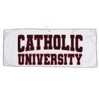 Catholic U.N.I.V.E.R.S.I.T.Y Of America Large Microfiber Waffle Golf Towel