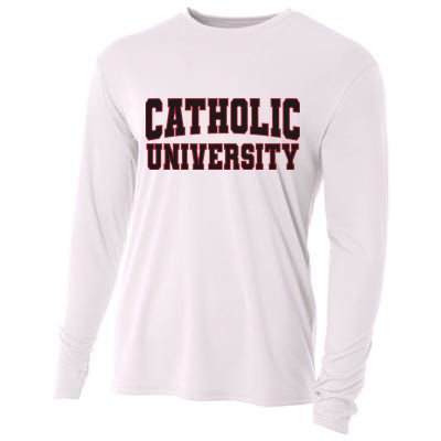 Catholic U.N.I.V.E.R.S.I.T.Y Of America Cooling Performance Long Sleeve Crew