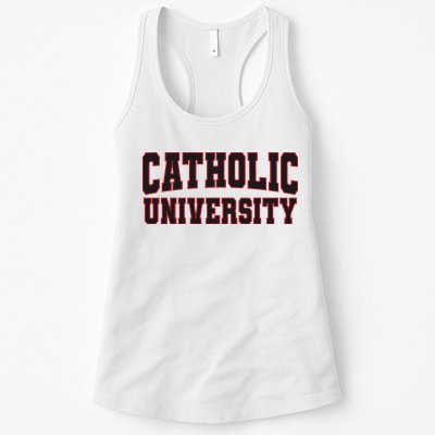 Catholic U.N.I.V.E.R.S.I.T.Y Of America Womens Tank Top
