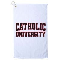 Catholic U.N.I.V.E.R.S.I.T.Y Of America Golf Towel