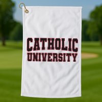 Catholic U.N.I.V.E.R.S.I.T.Y Of America Golf Towel