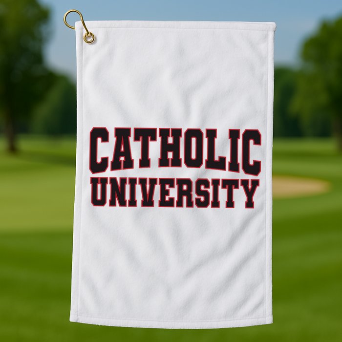 Catholic U.N.I.V.E.R.S.I.T.Y Of America Golf Towel