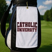 Catholic U.N.I.V.E.R.S.I.T.Y Of America Golf Towel