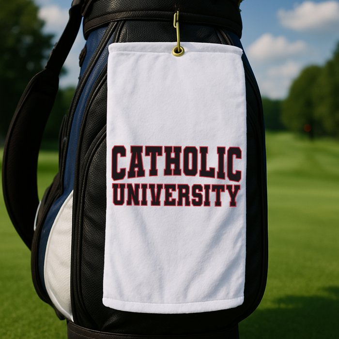Catholic U.N.I.V.E.R.S.I.T.Y Of America Golf Towel