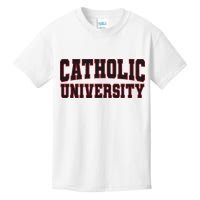 Catholic U.N.I.V.E.R.S.I.T.Y Of America Kids T-Shirt
