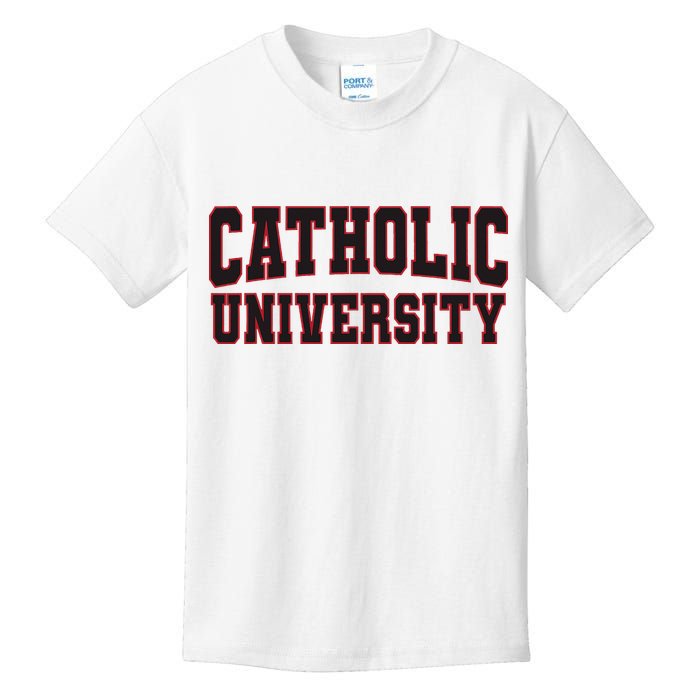 Catholic U.N.I.V.E.R.S.I.T.Y Of America Kids T-Shirt