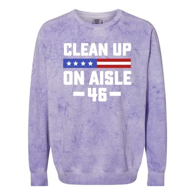 Clean Up On Aisle 46 Colorblast Crewneck Sweatshirt