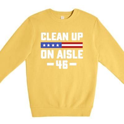 Clean Up On Aisle 46 Premium Crewneck Sweatshirt