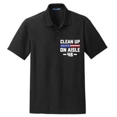 Clean Up On Aisle 46 Dry Zone Grid Polo