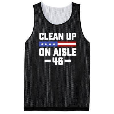 Clean Up On Aisle 46 Mesh Reversible Basketball Jersey Tank