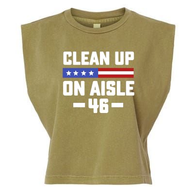 Clean Up On Aisle 46 Garment-Dyed Women's Muscle Tee