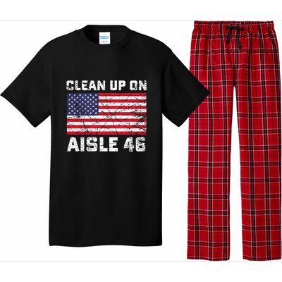 Clean Up On Aisle 46 Shirt Pajama Set