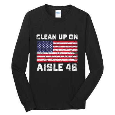 Clean Up On Aisle 46 Shirt Tall Long Sleeve T-Shirt