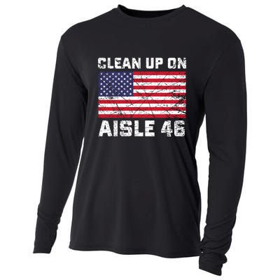 Clean Up On Aisle 46 Shirt Cooling Performance Long Sleeve Crew