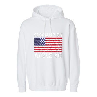 Clean Up On Aisle 46 Shirt Garment-Dyed Fleece Hoodie