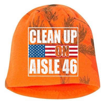 Clean Up On Aisle 46 American Flag Kati - Camo Knit Beanie