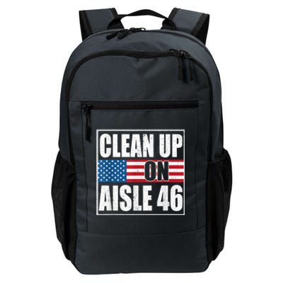 Clean Up On Aisle 46 American Flag Daily Commute Backpack