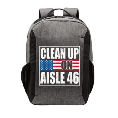 Clean Up On Aisle 46 American Flag Vector Backpack