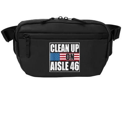 Clean Up On Aisle 46 American Flag Crossbody Pack